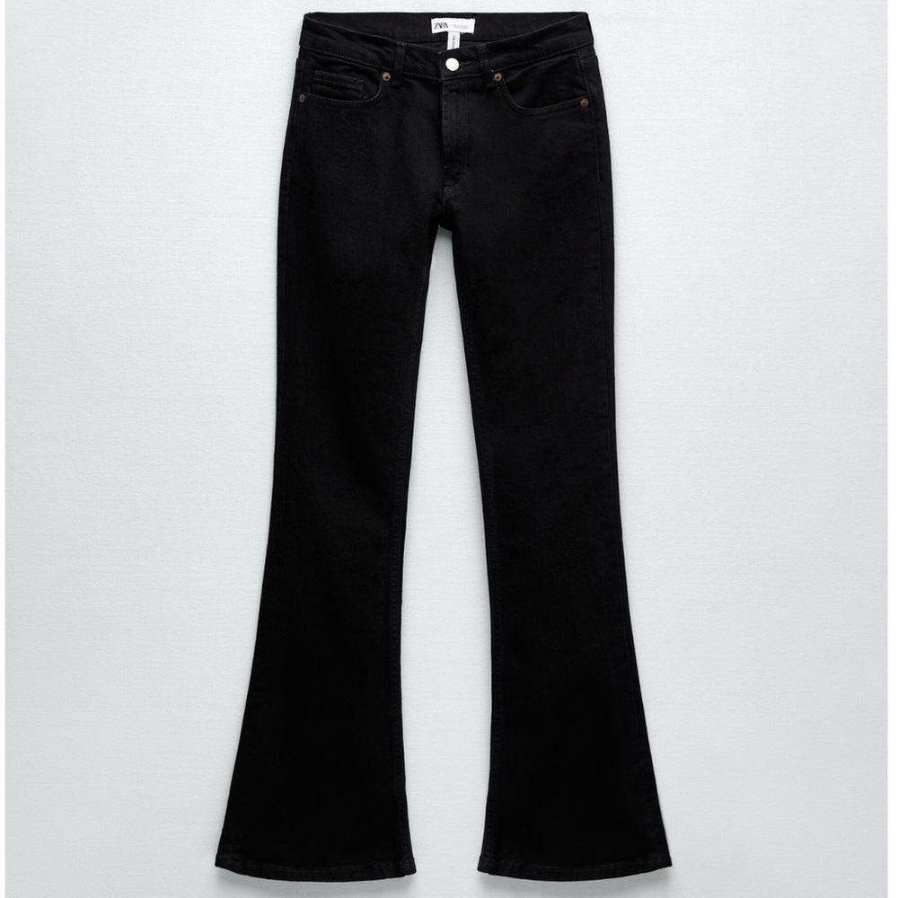 ZARA The Disco Pant Low-rise flare jeans - size 2
